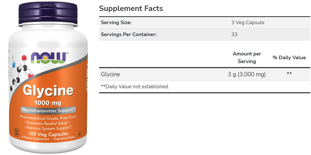 Glycine Supplement recommended by Andrew Huberman