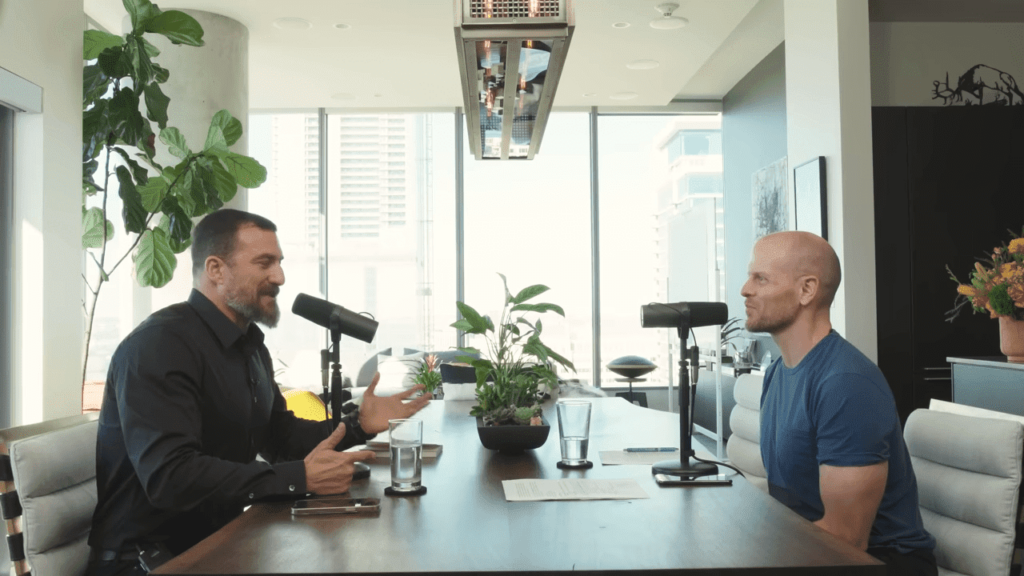 Andrew Huberman and Tim Ferriss 