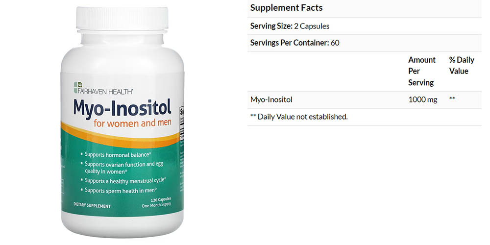 Myo-Inositol supplement recommended by Andrew Huberman
